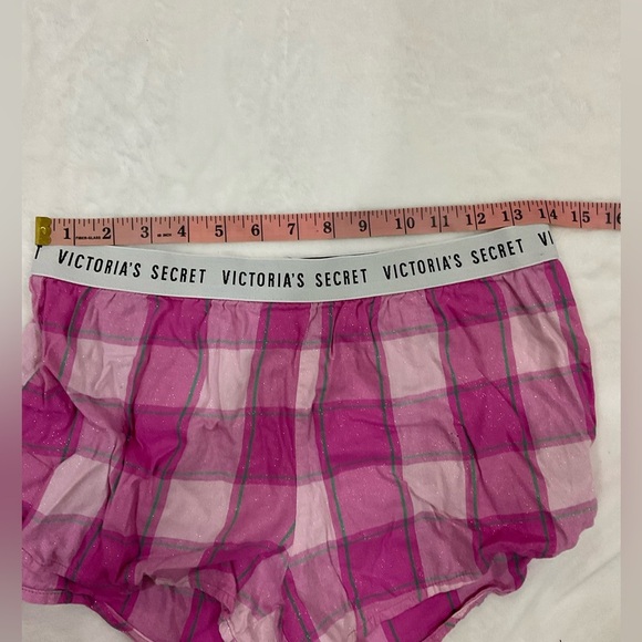 Angels Collection Victoria's Secret Checkered Shorts Pj Set - Picture 9 of 11